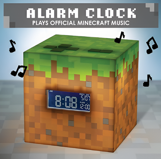 Minecraft Alarm Clock with LED Light